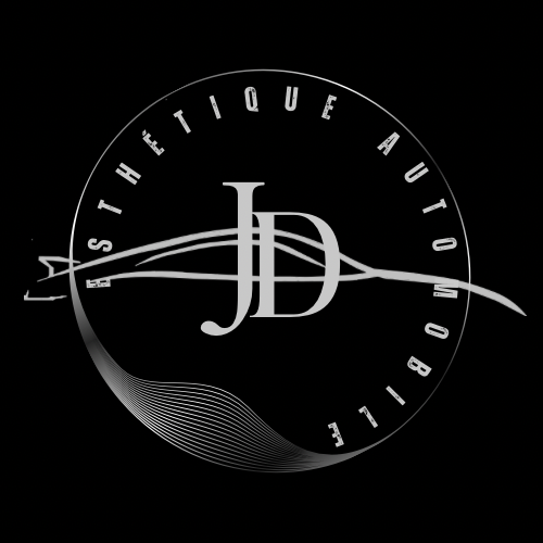logo noir de la boite Esthétique automobile JD